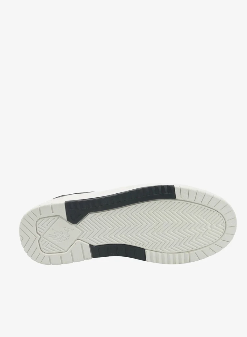U.S. Polo Assn.  U.S. Polo Assn. Women's Casual Sneakers | Lace-Up Walking Shoes | Breathable Mesh Panels | Lightweight Comfort Sole | Black/White for Women | Best Price UAE