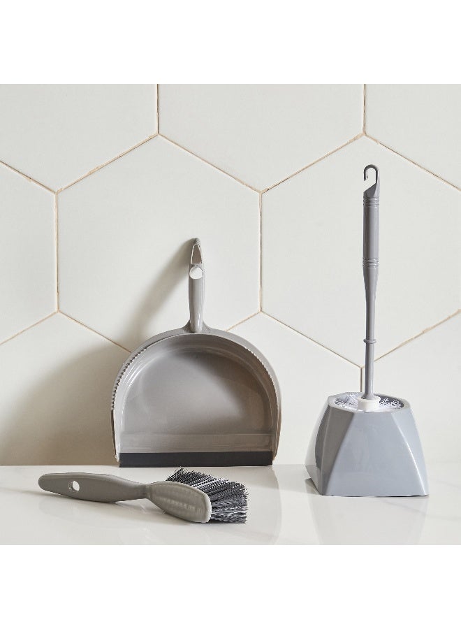 Home Box Toilet Cleaning Brush Set in Gray - Image 4