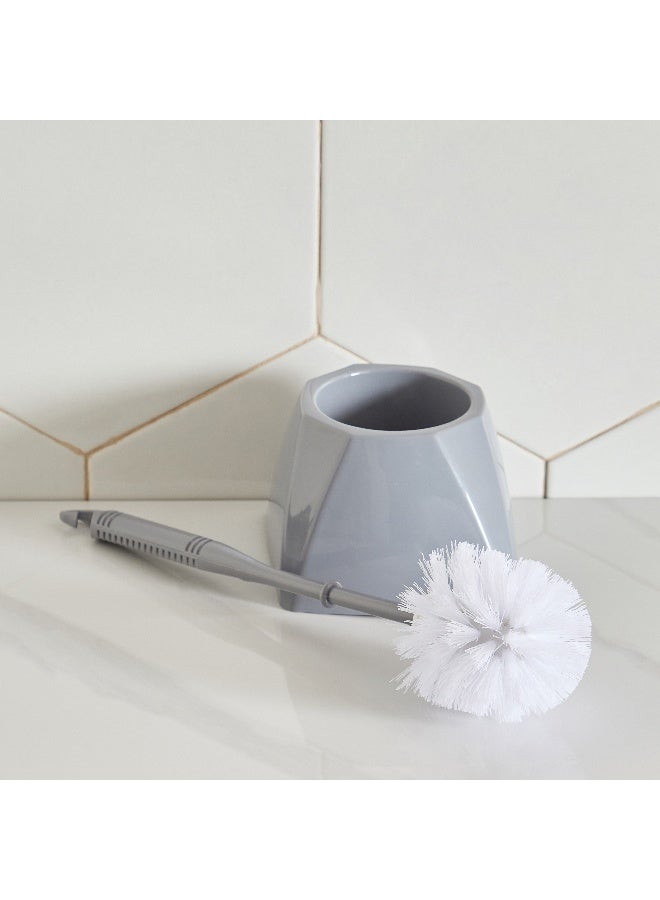 Home Box Toilet Cleaning Brush Set in Gray - Image 2