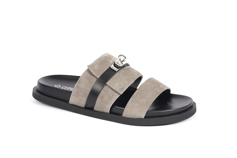 Cuple  Ladies Slip-on double strap Sandals for Women | Best Price UAE