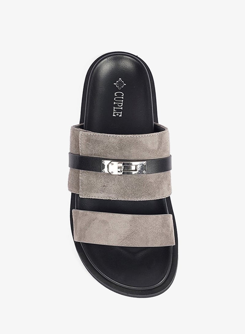 Cuple Ladies Slip-on double strap Sandals - Image 3