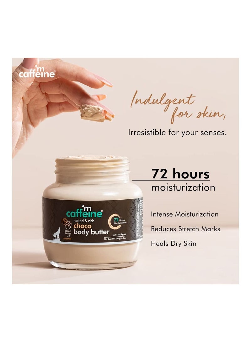إم كافيين مرطب زبدة الجسم بالشوكولاتة والشيا 72 ساعة 250 جم - Image 2