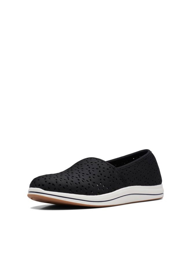 clarks Women's Breeze Emily Loafer, Black Synthetic, 39.5 EU - Image 1