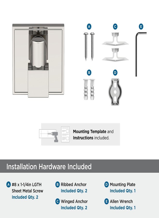 أميروك خطاف روب مفرد من النيكل المصقول Amerock BH36070PN | حامل مناشف بطول 48 مم | Appoint | خطاف مناشف للحمام | أدوات الحمام | إكسسوارات الحمام - Image 3
