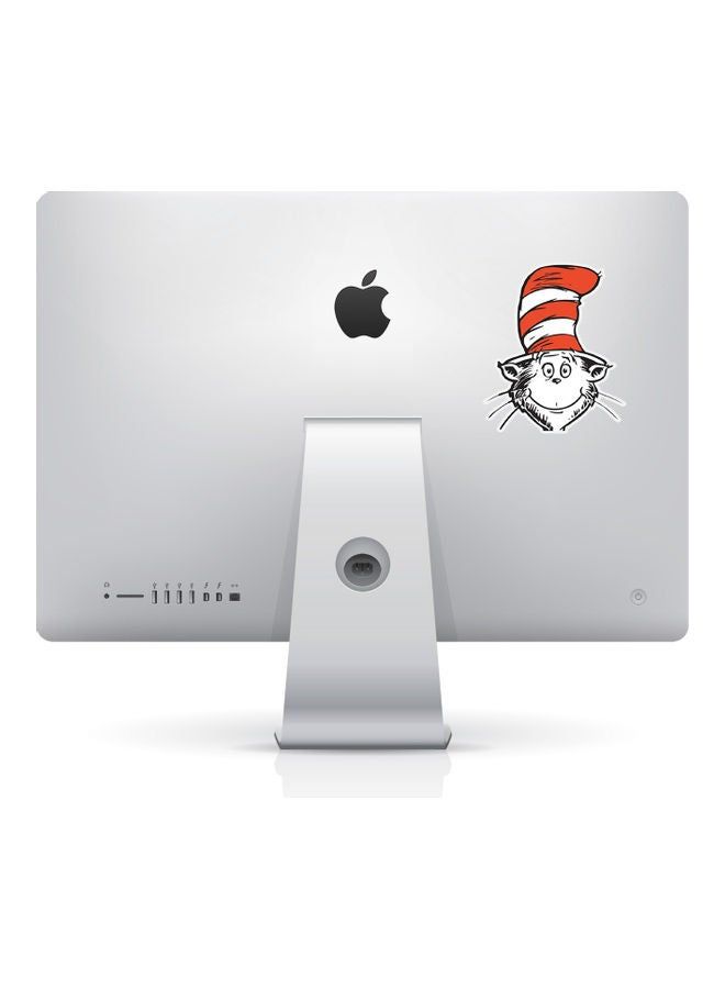 RKN Seuss Cat Face Vinyl Sticker - Image 1