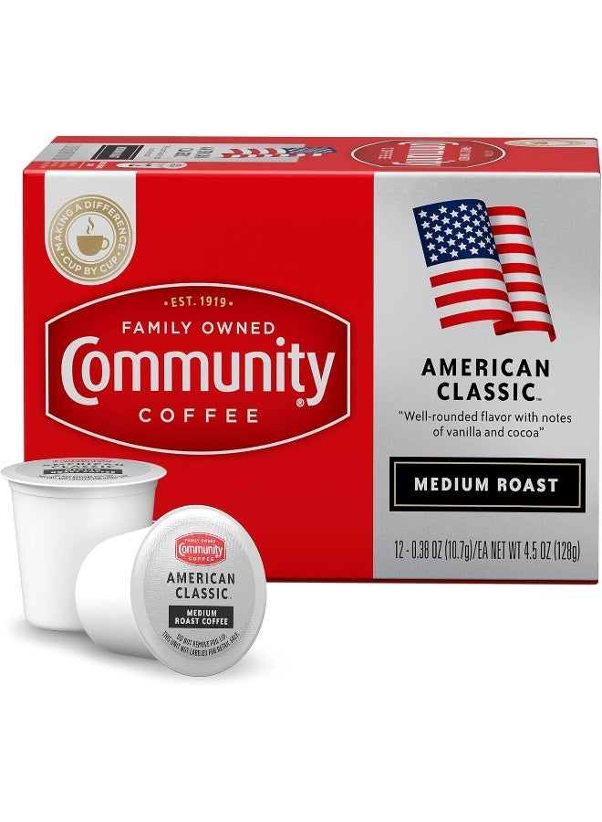 Community Coffee American Classic Medium Roast Pods - Image 1