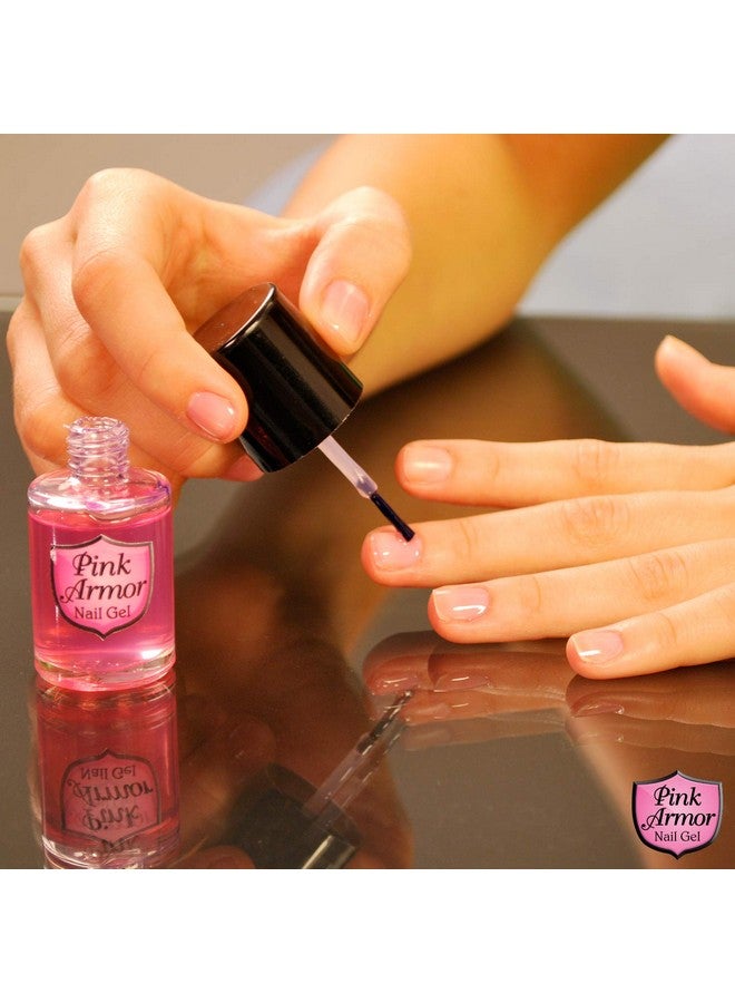 Ontel Armor Nail Gel, Pink, 0.45 Fl Oz, As Seen on TV - Image 2