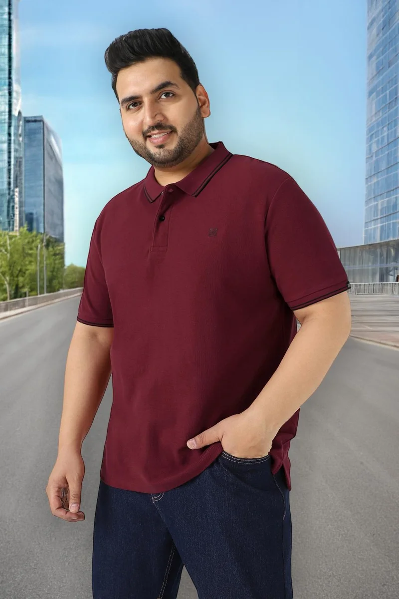 Urbano Fashion  Urbano Plus Men's Regular Fit Polo T-Shirt for Men | Best Price UAE
