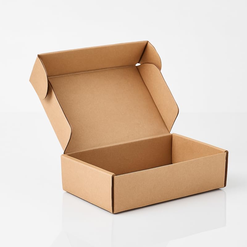 Packgenie 3 Ply Brown Flap Corrugated Packaging Box 4.5X3X1 Paper Cardboard for Secure Shipping | Durable & Eco-Friendly Packaging (Pack of 10) - Image 1