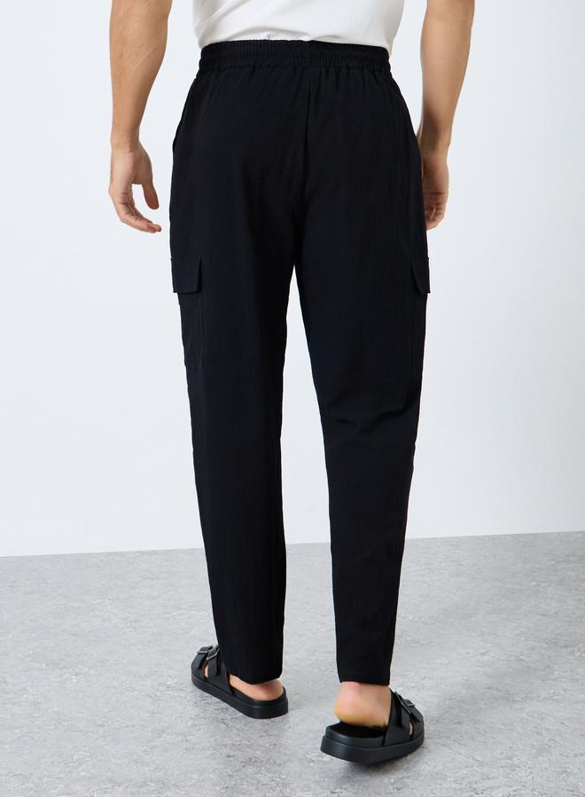 ستايلي بنطال سادة بقصة أرجل مستقيمة - Image 4