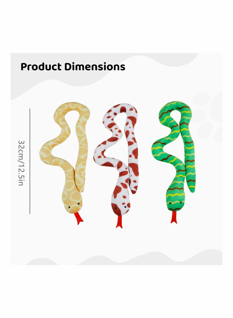 Interactive Catnip Plush Snake Toys for Kittens Chew Play Teething Gifts Cute Indoor Fun - Image 5