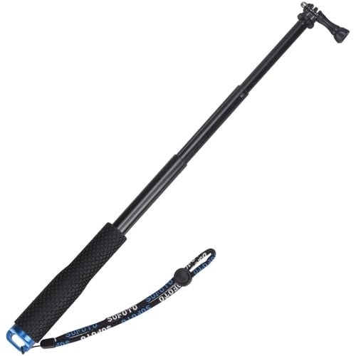 VVHOOY Selfie Stick Extendable 11.25-37inch Handheld Aluminum Telescopic Pole Monopod Compatible with AKASO EK7000,Brave 4,V50,Gopro Hero 13 12 11 10 9 8,DJI Osmo,Dragon Touch,ODDV Action Camera - Image 1