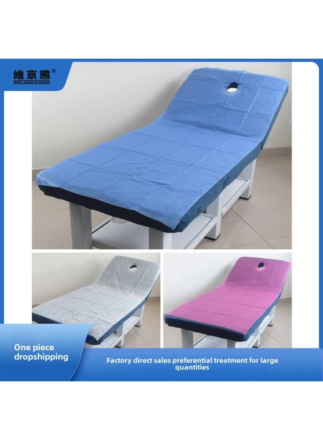 Disposable Bed Sheet Beauty Salon Massage Bed Special Waterproof Oil-proof With Hole Mattress Non-woven Breathable Cushion 100 Pieces-Color:150*180-White-50 Sheets ]-Specifications:Oil-proof And Breathable  - Image 3