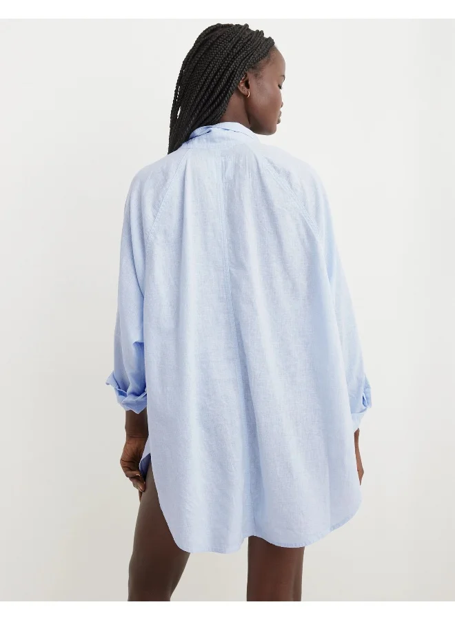 Aerie Blend Cover Button Down Shirt