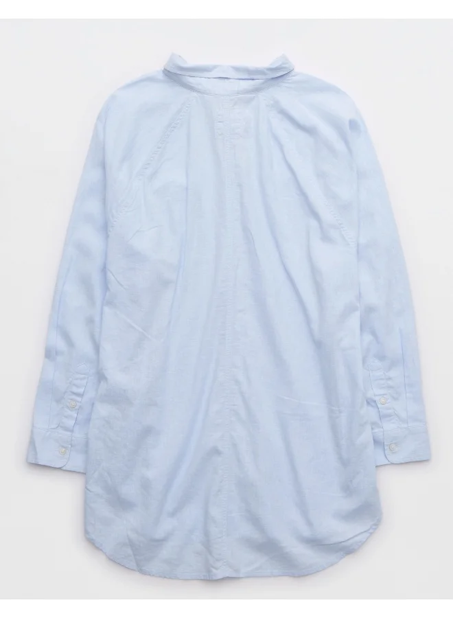 Aerie Blend Cover Button Down Shirt