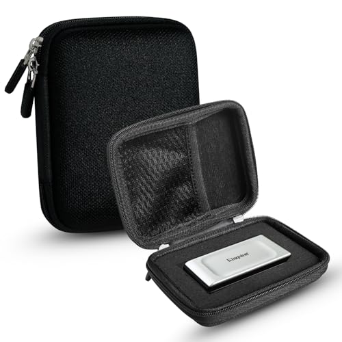 OFIXO SSD Case Cover Storage Bag for Kingston XS1000 | XS2000 | XS1000R SSD 1TB,2TB,4TB,500 GB High Performance Portable,Travel Case Protective Cover Storage Bag, Black - Image 1