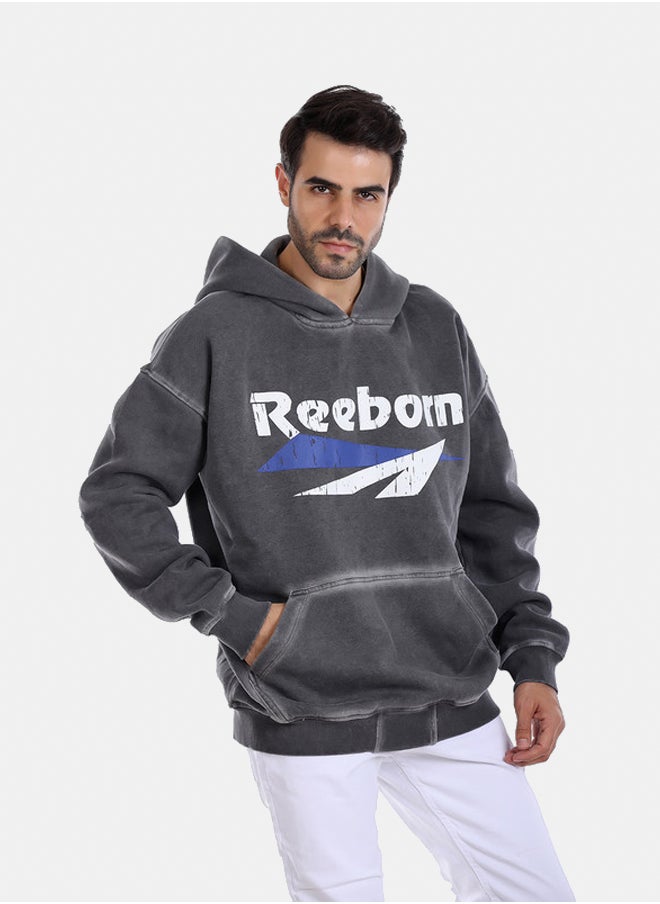 WHITE RABBIT - Printed Hoodie With Kangaroo Pockets - Image 1