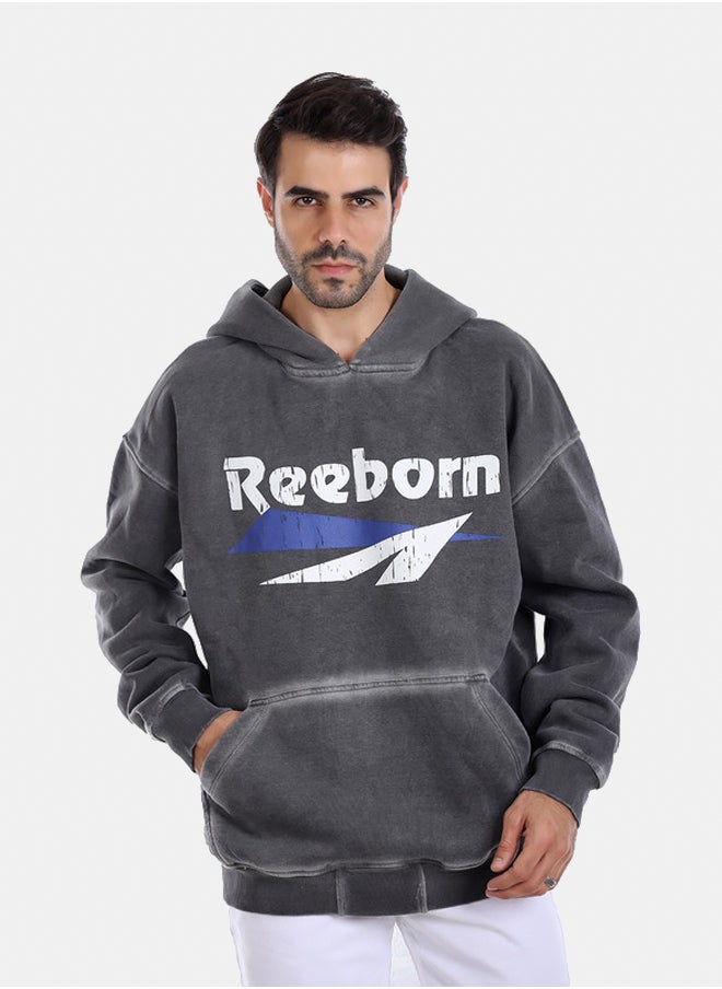 WHITE RABBIT - Printed Hoodie With Kangaroo Pockets - Image 1