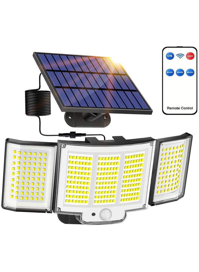 SYXUMLKLS أضواء شمسية للاستخدام الخارجي، أضواء استشعار حركة للخارج، أضواء شمسية خارجية للساحات والفناءات والحدائق والمرائب - Image 1