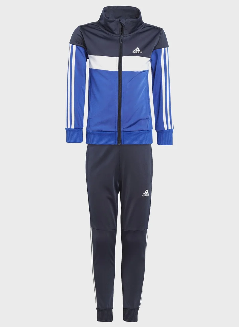 Adidas Little Kids 3 Stripes Tiberio Tracksuit