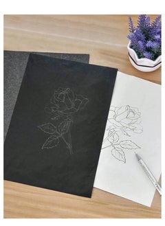 FLAMINGO A4 Size Carbon Paper 100 Sheet Black  - Image 1