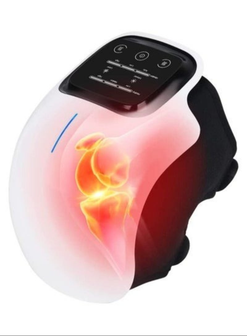 ELTRAZONE Knee Massager with Heat and Kneading for Pain Relie，Infrared Heated Vibration Physiotherapy for Arthritis Massager，Cramps and Joint Warmer Rechargeable LED Display - Image 1