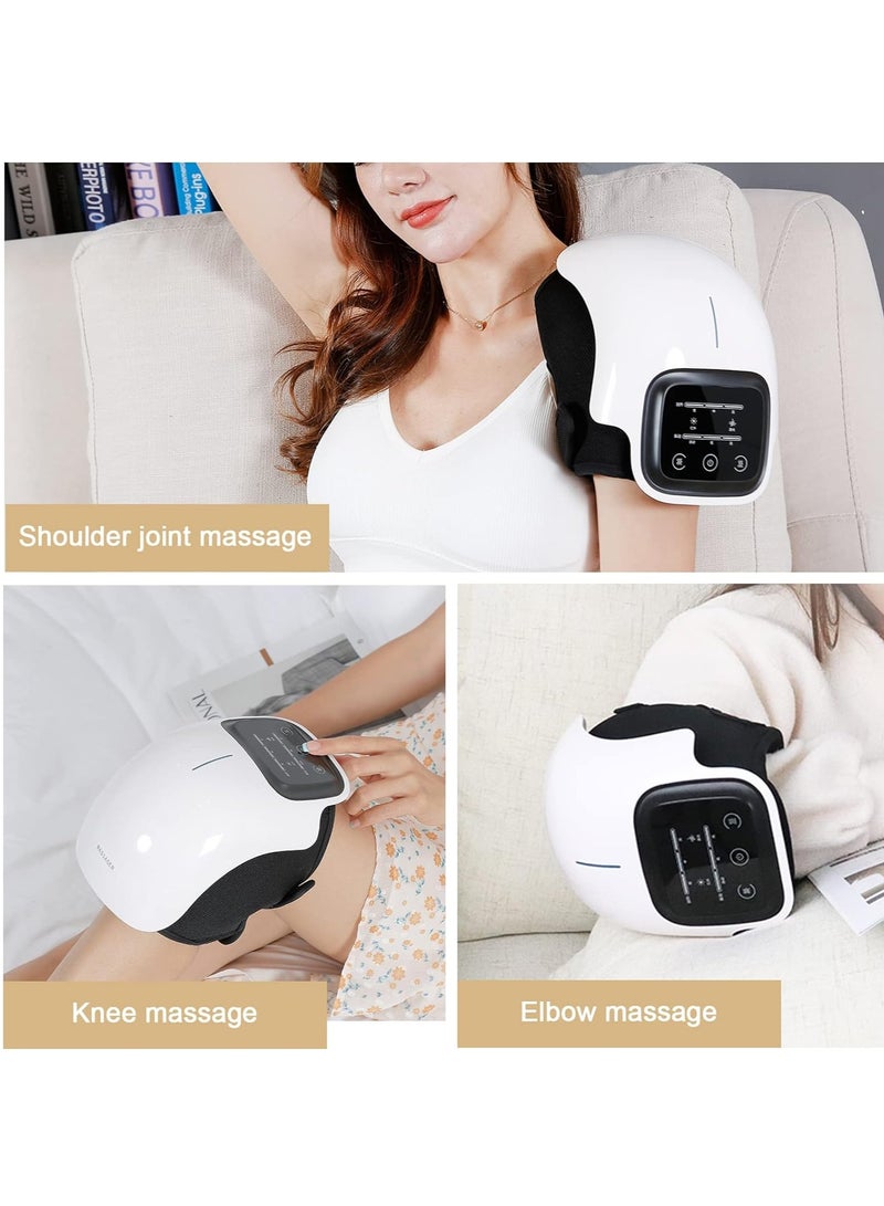 ELTRAZONE Knee Massager with Heat and Kneading for Pain Relie，Infrared Heated Vibration Physiotherapy for Arthritis Massager，Cramps and Joint Warmer Rechargeable LED Display - Image 5