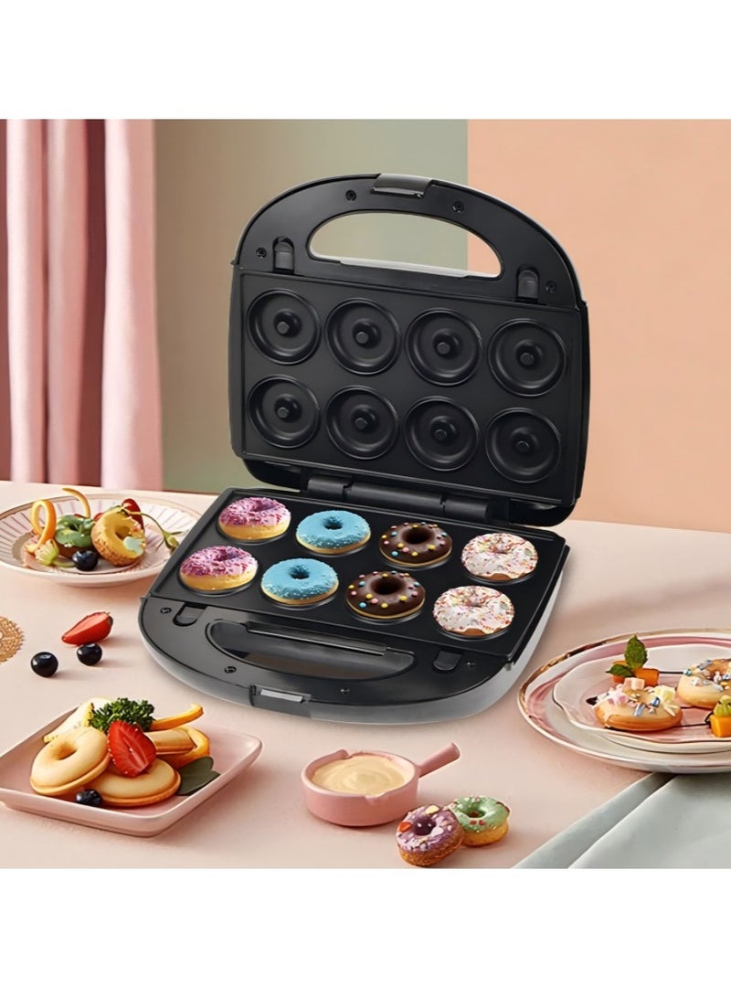 sokany 4 in 1 Sanwich Maker,Multi Snacks Maker with Sandwich/Panini-Grill-Waffle-Donut-Nutty-Biscuit-Omelette-,Detachable Plates 1000W SK-908-4 Black/Silver Plug: European Standard,Random Distribution Of Accompanying Plates - Image 3