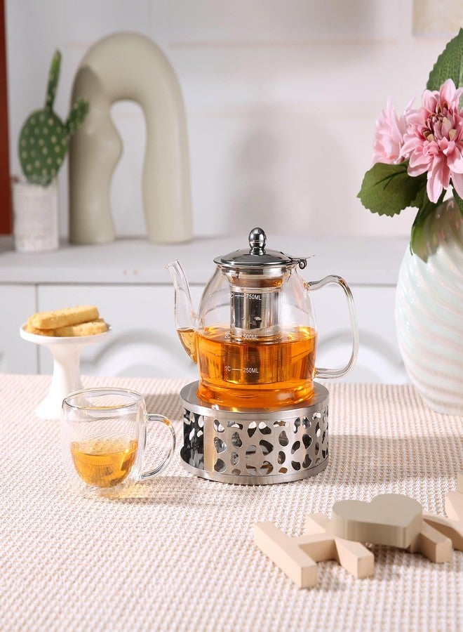 Auxmeware - Stainless Steel Teapot Warmer, Tea Warmer for Teapot, Silver Color - Image 3