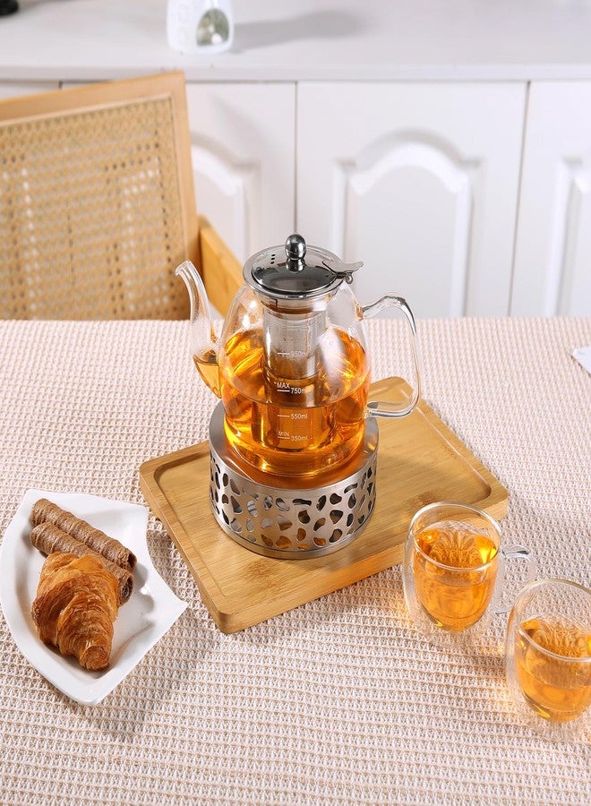 Auxmeware - Stainless Steel Teapot Warmer, Tea Warmer for Teapot, Silver Color - Image 4