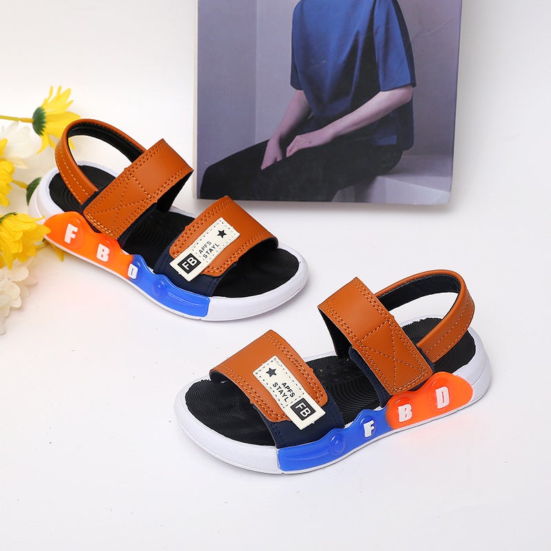 And Retail Sandals 2024 Children'S Sandals Beach Shoes Baby Hollow Open Toe Casual Shoes - Image 1