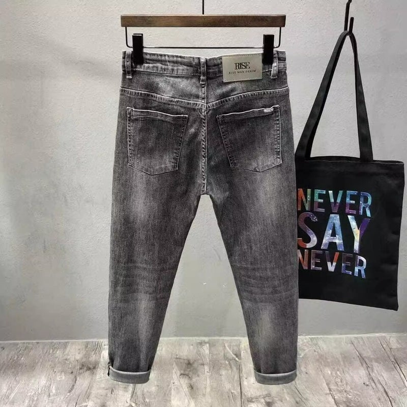 Unisex Classic Denim Jeans Loose Fit Daily Outdoor Wear - Image 3