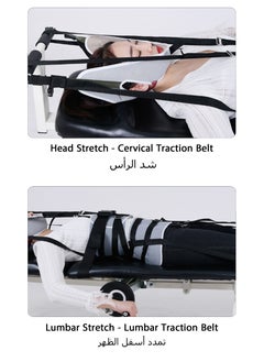 Generic Home Traction Bed, Cervical & Lumbar Spinal Decompression Bench, Back Stretch Therapy Massage Table for Cervical Spine  - Image 5