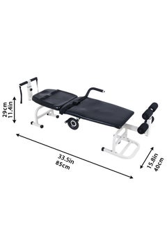 Generic Home Traction Bed, Cervical & Lumbar Spinal Decompression Bench, Back Stretch Therapy Massage Table for Cervical Spine  - Image 2