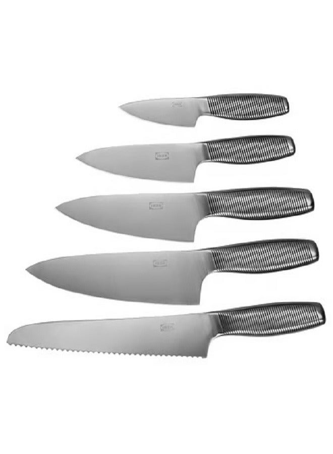 5-Piece Stainless Steel Knife Set  - Image 1