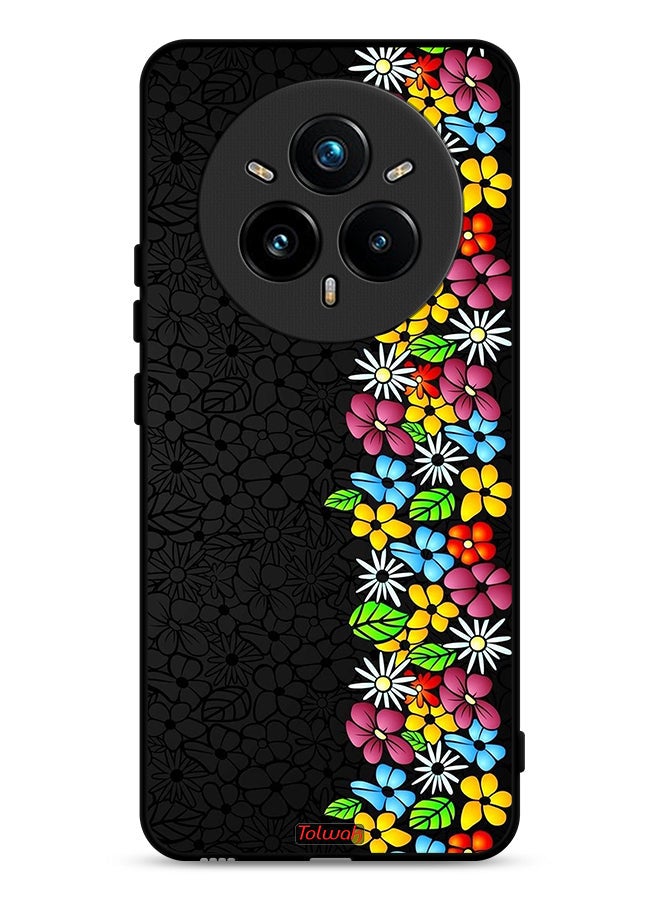 Tolwak Realme 14 Pro Plus 5G Protective Case Cover Flowers Line