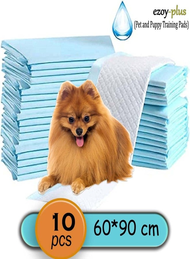 Ezoyplus Soft Pups & Pets Dog Training Pads/Training Pee pad and Potty Pads with Quick Drying Surface and Absorbent Core/Suitable Large Size (60*90cm ) 12 Hours Absorption (10 pcs) - Image 2