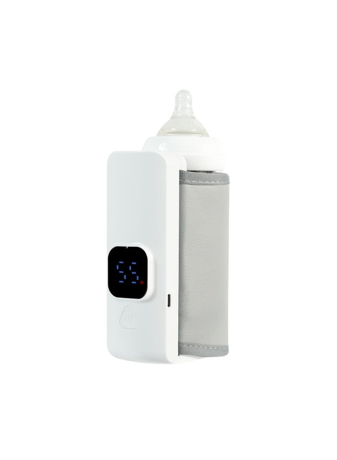 Flossie Portable Bottle Warmer for Travel, Fast Warming Comfortable Baby Feeding On The Go, Waterless Milk Warming with Battery-Powered for Home Outdoor - Image 1