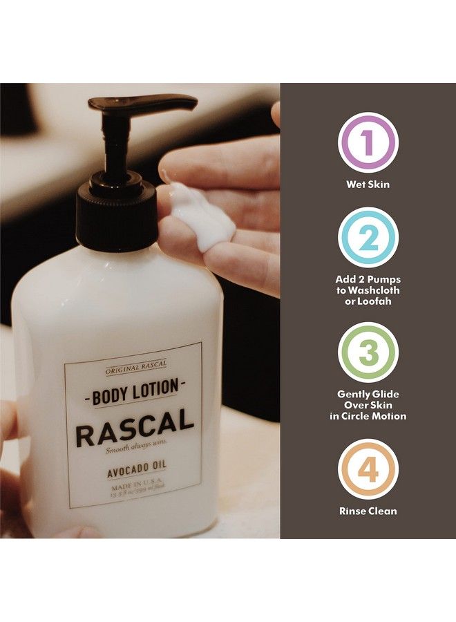 RASCAL Body Lotion For Men Avocado Oil & Jojoba Oil 13.3 Ounce - Image 4
