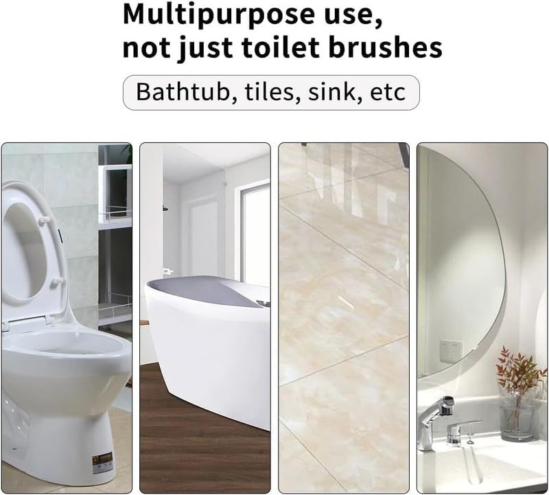 SIMESTICH فرشاة تنظيف المرحاض SIMESTICH مع مقبض | حجر الخفاف لتنظيف المرحاض، حوض الاستحمام، وحوض الغسيل، أداة تنظيف الشواية والبلاط (عبوة من 4) - Image 4