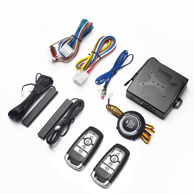 Shenyi Car Modification One-Click Start Keyless Entry Pke One-Way Anti-Theft Device Remote Start 12V System - Image 1