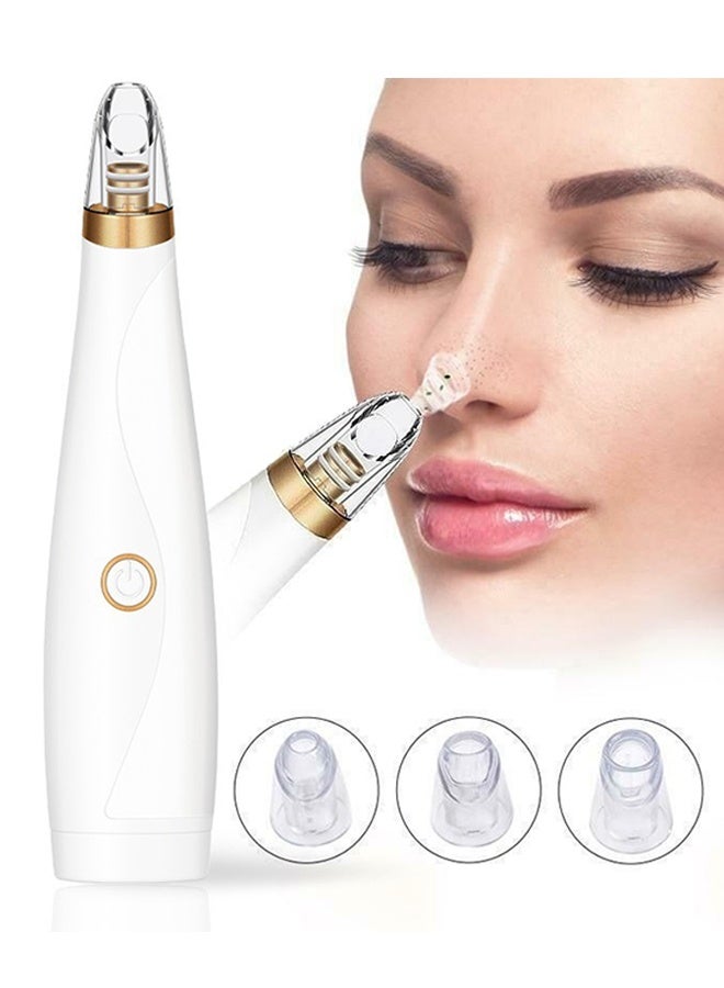 Blackhead Remover with 3 Probes, 3 Suction Power Electric Small Bubble Pore Cleanser, Facial Pore Cleaner Machine, Smooth Skin, Absorb Grease, Female Beauty, Electric Acne Extractor Tool for Adult - Image 1