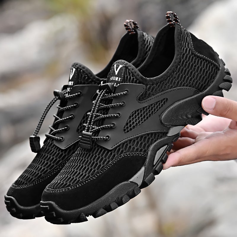 Escape Leopard 2025 Outdoor Tracing Shoes Lightweight Breathable Plus Size Casual Shoes Non-Slip Simple Low-Cut Men'S Shoes - Image 4