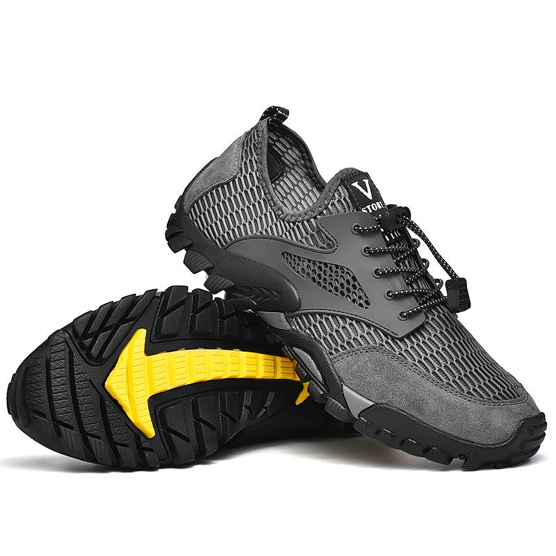 Escape Leopard 2025 Outdoor Tracing Shoes Lightweight Breathable Plus Size Casual Shoes Non-Slip Simple Low-Cut Men'S Shoes - Image 2