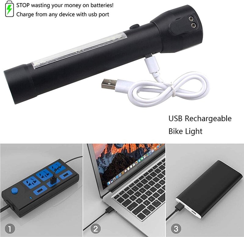 BHAVENA 7Mode Rechargeable Solar LED Torch Flashlight Long Distance Emergency Tool with Window Breaker Seat Belt Cutter Compass Survival Gear for Car Camping and Outdoors - Image 5
