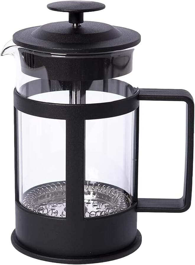 NC Freh Press Coffee Maker Travel & Camping Coffee Pot Double Walled Insulated Coffee & Tea Brewer Pot Cold Brew Heat Resistant Office Supplies with Superior Filtration Thoughtful Gifts (800ml)