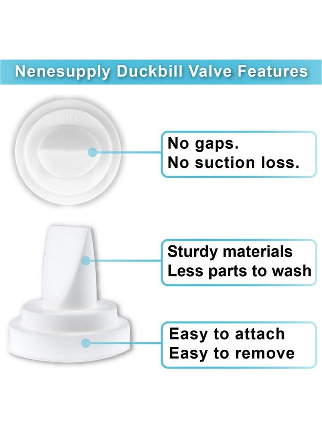 NENESUPPLY 6 Pc Duckbill Valves Compatible With Medela And Spectra Pump Parts Use On Spectra S2 Spectra S1 Pump In Style Harmony Symphony Replace Spectra Duckbill Valves And Medela Valve  - Image 5