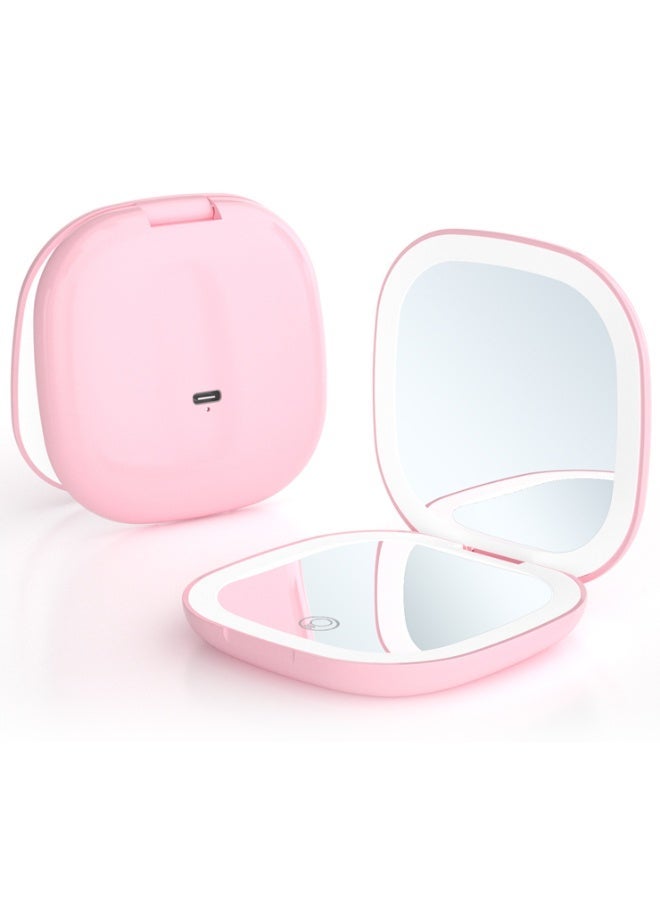 Foldable LED Makeup Mirror. 3 Light Modes. 1X + 3X View. - Image 1
