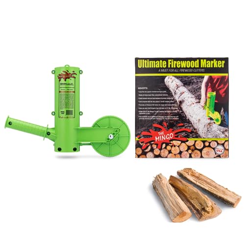 THE MINGO Marker Firewood Measuring Tool - Chainsaw Firewood Marking Tool With Marking Wheel - Log Paint Marker -Firewood Measuring Tool - Chainsaw Accessories (Mingo Marker With 6"-12"-24" Wheel) - Image 1