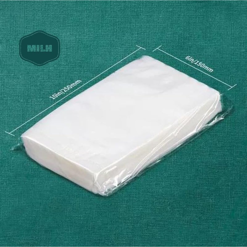 MILH Vacuum Sealer Food Bags 15cm x 25cm Dotted Embossed BPAFree Heavy Duty Microwaveable Transparent Food Storage Bags Ideal for Sous Vide Freezing and Meal Prep Pack of 20 - Image 5